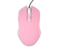 BROLEO Souris Silencieuse pour, Câble LED, Style animé Mignon pour Cordon, Fil de Bande Dessinée, Silencieux, Silencieux, Aspect Dessin animé (USB Filaire)