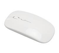 BROLEO Souris USB sans fil 2,4 G, connexion stable, faible bruit, souris sans fil précise et durable pour ordinateur portable (blanc)