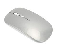 BROLEO Souris USB sans fil 2,4 G, connexion stable, faible bruit, souris sans fil précise et durable pour ordinateur portable (argent)