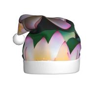 BROLEO Spirit of the Lotus Bonnet de Noël imprimé pour adulte Accessoire de qualité doux, léger et moelleux