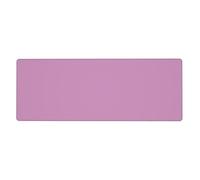 BROLEO Tapis de souris extra large avec impression lilas, forte adhérence, durable, bord de verrouillage précis 30,5 x 80 cm