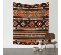 BROLEO Tapisserie murale à suspendre - Tapisserie artistique - Décoration d'intérieur - 152,4 x 129,5 cm - Motifs nationaux africains