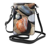 BROLEO Téléphone portable pour femme avec prépuce en cuir, étui à rabat en bandoulière, petite bandoulière réglable