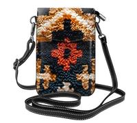 BROLEO Téléphone portable pour femme avec prépuce en cuir, étui à rabat en bandoulière, petite bandoulière réglable