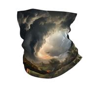 BROLEO Terrible tornade imprimé foulard multifonction pour sports d'extérieur respirant absorbant la transpiration convient aux hommes et aux femmes