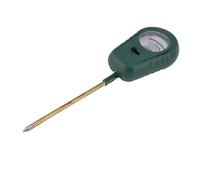 BROLEO Testeur de sol, facile à utiliser, longue sonde en cuivre, multifonction 3 en 1, détecteur de sol pour jardin