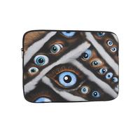 BROLEO The Evil Eye - Housse de protection portable antichoc pour ordinateur portable 13" pour hommes et femmes, voyage d'affaires, école et bureau pour une utilisation quotidienne