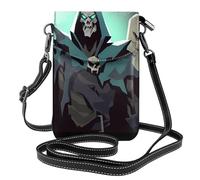 BROLEO Wicked Witch Téléphone portable pour femme avec prépuce en cuir et bandoulière réglable