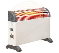BROLLUX 4x chauffage électrique 2000W appareil de chauffage mobile VO-W thermoventilateur radiateur soufflant à résistance spiralée radiateur électrique