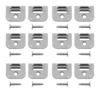 Brollux Profilé LED professionnel V24 - Kit de montage - Clips de montage supplémentaires - 12 pièces - Uniquement compatible avec le profilé V24