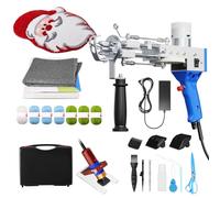 Brolteja Rug Tufting Gun Set with Trimmer,Kit de démarrage pour Pistolet à touffeter,2 in 1 Cut & Loop Pile Carpet Gun& Tufting Trimmer,Tufting Pistolet Machine pour Les Outils de Bricolage