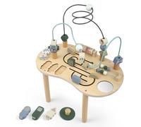 Brolteja Table d'activité en bois pour enfants, bébé Montessori 7 en 1 - Table de jeu à partir de 3 ans - Centre d'activité pour bébé - Cadeau pour fille et garçon