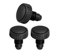 BroLuka 3-Pcs Protège-Butt de Queue de Billard, Bouchons Amortissants en Caoutchouc pour la Protection des Embouts de Queue, Compatibles avec John Parris/Peradon