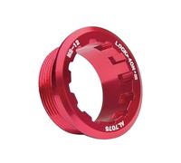 BroLuka Bague de Blocage pour Cassette de Vélo - Compatible Shimano Micro Spline 12 Vitesses, Couvercle de Pignon en Alliage Durable, Verrouillage Sécurisé pour VTT et Vélo de Route (Rouge)