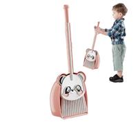 Broma pour très petits et plumeau - Brosse pour et punaises de poussière, brome dans les Toddians et adorable base de poussière panda | Aide ménagère, petit kit de nettoyage