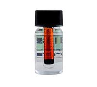 Brome élément 35 Br, champion pur 99% in mini ampoule et le flacon de verre avec étiquette