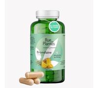 Bromélaine 2500GDU - 120 Gélules - Enzyme Digestive Naturelle Extraite de l'Ananas - 20 Jours de Cure - Aide à la Digestion et au Confort Articulaire | Made in France, RUE DES PLANTES