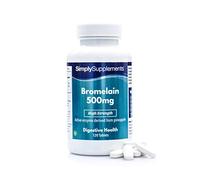 Bromélaïne 500mg | 120 Comprimés | Adapté aux Végétaliens |SimplySupplements