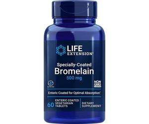 Bromélaïne spécialement enrobée, 500mg - 60 comprimés végétariens à enrobage entérique