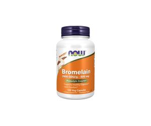 Broméline 500 mg 120 gélules végétales Now Foods
