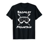 Bromley Mountain Vermont Skis de Ski de Descente T-Shirt