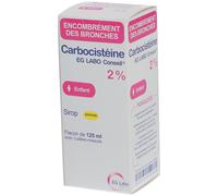 Bronchokod carbocistéine 2% TOUX GRASSE - sirop enfant dès 2 ans-125 ml Sirop 125