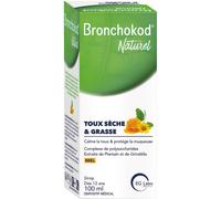 Bronchokod Naturel Toux Sèche & Grasse Dès 12 Ans Flacon 100ml