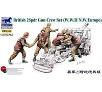 25pdr Gun Crew Set - 1:35e - Bronco Models