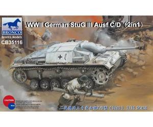 Bronco CB35116 - 1/35 Seconde Guerre Mondiale Allemand Stug III Exécution C/D