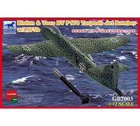 Bronco Models 1/72 Blohm & Voss Bv P178 Torpedo Jet Bomber W/Ltf5b Torpedo. Gb7003-Bronco Models