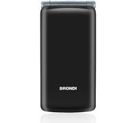 Brondi Amico Sincero Téléphone pour personnes âgées Noir Double SIM 2.4" Appareil photo 1.3MP