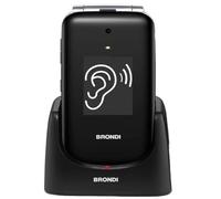 Brondi Amico Supervoice Noir Tasto Sos Affichage 2.8" Volume Élevé Dual Sim