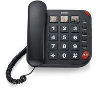 Brondi Bravo 15 Noir Téléphone Mains Libres 10 Memoires + 3 Dédié LED Clés