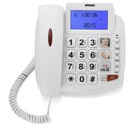 10273681 TELEFONO BRONDI BRAVO 90 LCD BIANCO