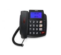 Brondi Bravo 90 LCD Noir Téléphone Fixe Avec Haut-Parleur Et Grands Boutons
