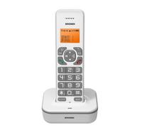 Brondi Bravo Star Téléphone DECT Identification de l'appelant Gris, Blanc