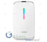 Brondi Contender Téléphone Cellulaire Écran 3" Dual Sim Flip Actif | Blanc