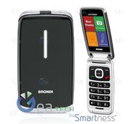 Brondi Contender Téléphone Portable Écran 3" Dual Sim Flip Actif | Bleu