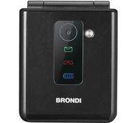 Brondi Flipper Basic Mobile Phone Dual SIM 2G Black Clamshell 2.4" Bluetooth