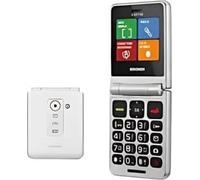 Brondi Flipper Mobile Phone for the Elderly Blanc Flip Active Dual SIM