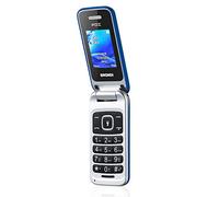 BRONDI Fox GSM Téléphone Portable avec Ouverture à clapet Affichage Couleur 1,77" 128 x 160 Pixels Bleu Clair