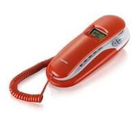 Kenoby CID Téléphone analogique Identification de l'appelant Rouge Blanc