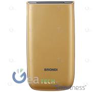 Brondi Magnum 4 Téléphone Portable GSM QUADRI BAND Maxi Écran Dual SIM Caméra Or