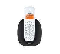 Brondi Manta Téléphone DECT Identification de l'appelant Noir, Blanc