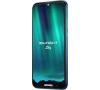 Brondi Midnight Sky 15,2 cm (6") Double SIM Android 11 Go Edition 4G USB Type-C 2 Go 16 Go 2500 mAh Bleu, Vert