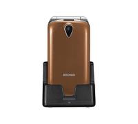 Brondi Mon ami 4G Téléphone portable pour personnes âgées GSM Dual SIM avec de grandes touches, fonction SOS, contrôle à distance,