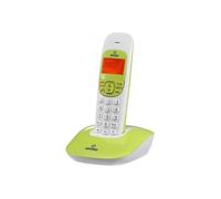 Brondi NICE Téléphone sans fil avec ID d'appelant DECT\GAP blanc, vert