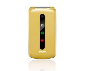 Brondi President 7,62 cm (3 ) 130 g Or Téléphone numérique