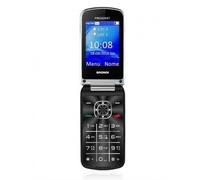 Brondi Président Noir Téléphone Portable À Coquille Dual Sim Ultraslim