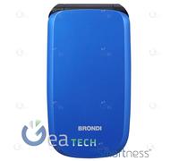 Brondi Raptor Téléphone Cellulaire Flip Grand Écran Dual SIM Smartphone Bleu